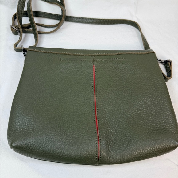 Hammitt VIP Olive Green Leather Crossbody Shoulder Bag Gunmetal Hardware - Picture 8 of 16